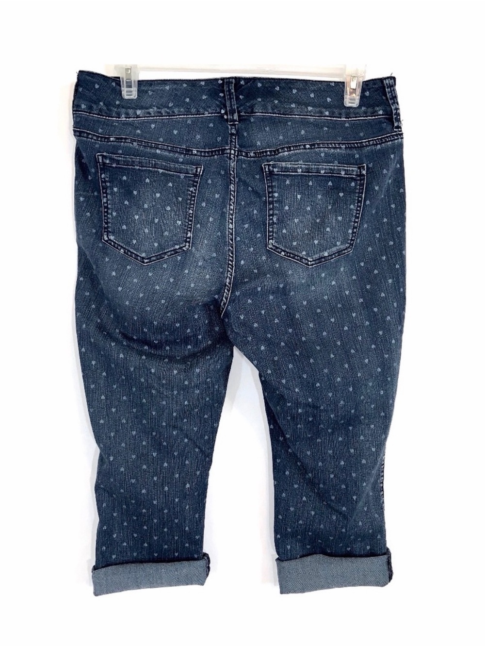 Torrid Cropped Jeggings w/Heart Print - Picture 3 of 5